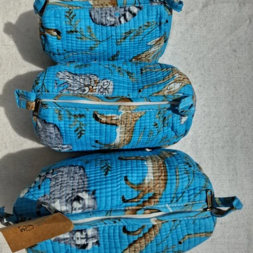 Pouch 100%cotone indiani 1 set 3 pezzi