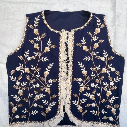 Gilet indiano ricamato