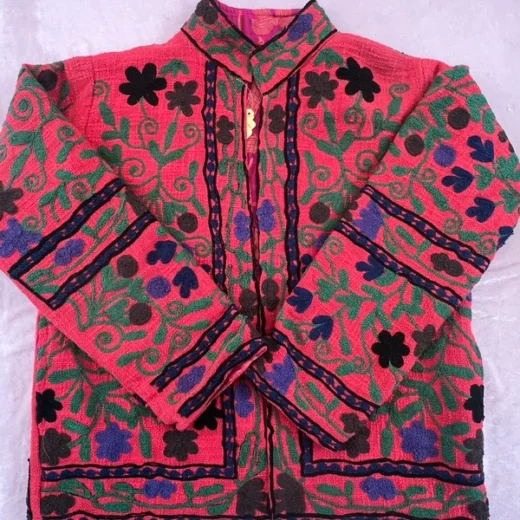 Giacca Suzani richiamato , indiano 100% cotone