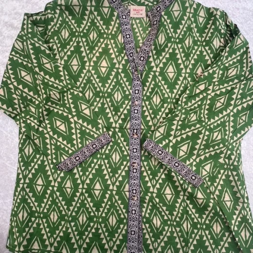 Camicia Indiana baatik 100% cotone