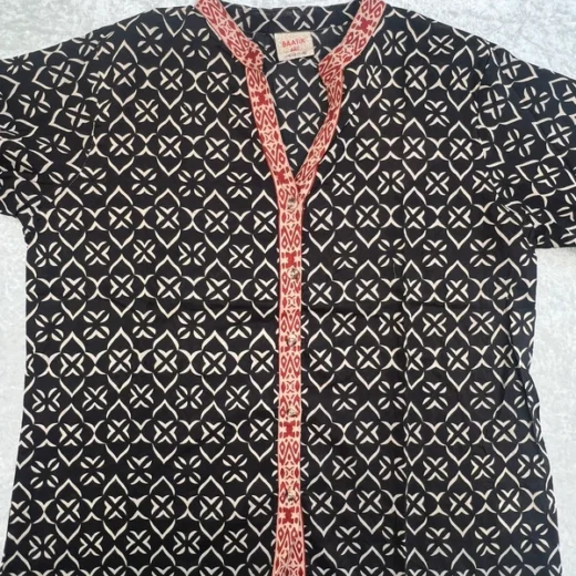 Camicia Indiana baatik 100% cotone