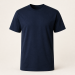 Demo premium T-shirt in navy, front view