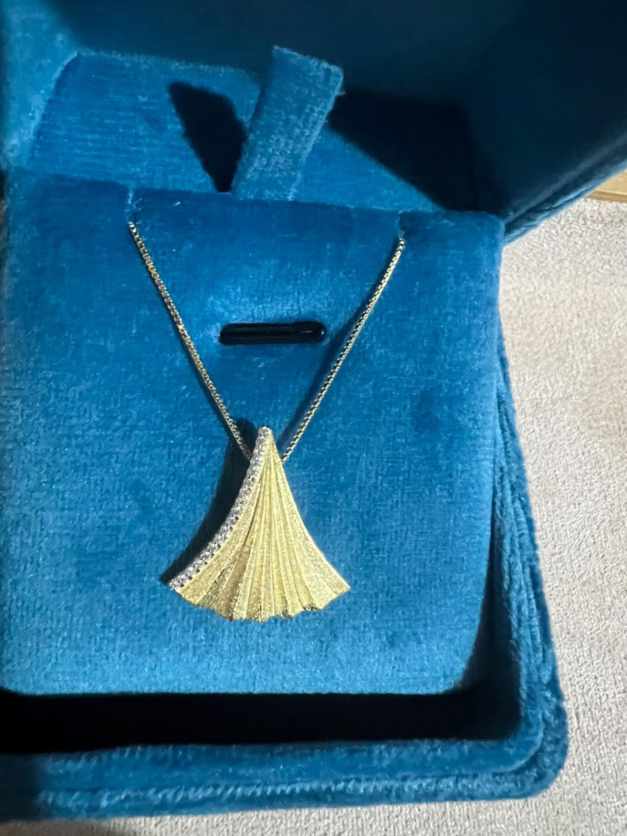 collana argento dorato 925 - Image 2