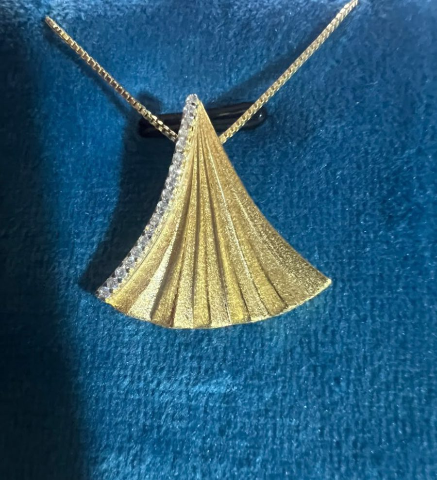collana argento 925 dorato